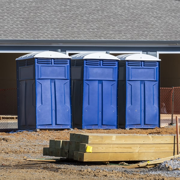 can i customize the exterior of the portable restrooms with my event logo or branding in Osino